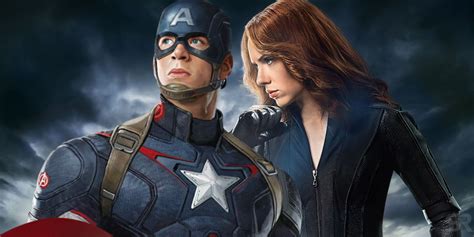 black widow and captain america